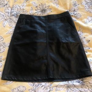 Size small medium leather skirt
